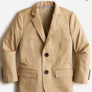 J.crew crewcuts ludlow suit blazer jacket size 10 light khaki